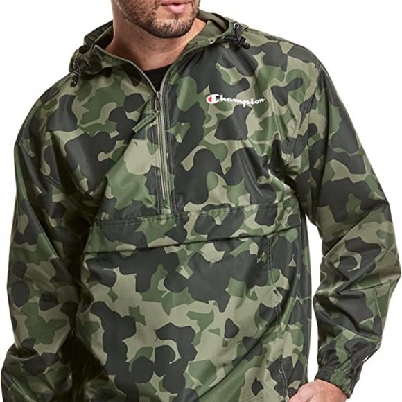 Champion Other - Champion Mens Stadium Packable  Windbreaker Jacket, Size M , Camo
